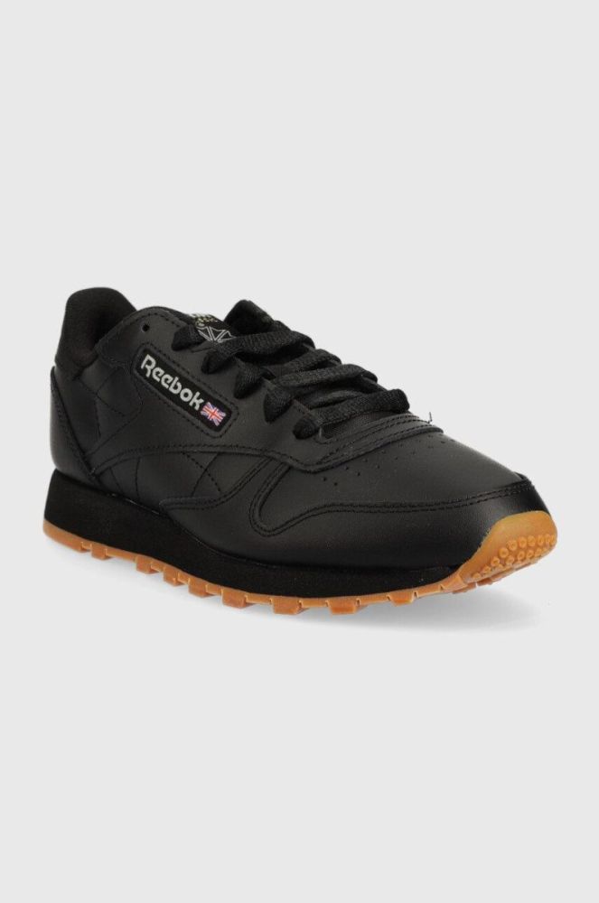 Шкіряні кросівки Reebok Classic GY0961 колір чорний GY0961-CBL/PG/RBK фото 2