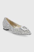 Балетки Kate Spade колір срібний