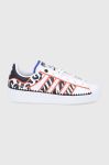 Черевики adidas Originals Superstar GW0523 колір білий GW0523-WHT/BLK Черевики adidas Originals Superstar GW0523 колір білий GW0523-WHT/BLK