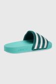 Шльопанці adidas Originals Adilette GX3371 жіночі колір бірюзовий GX3371-MNRS/WHT