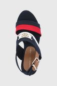 Сандалі Tommy Hilfiger жіночі колір синій на танкетці (2110085)