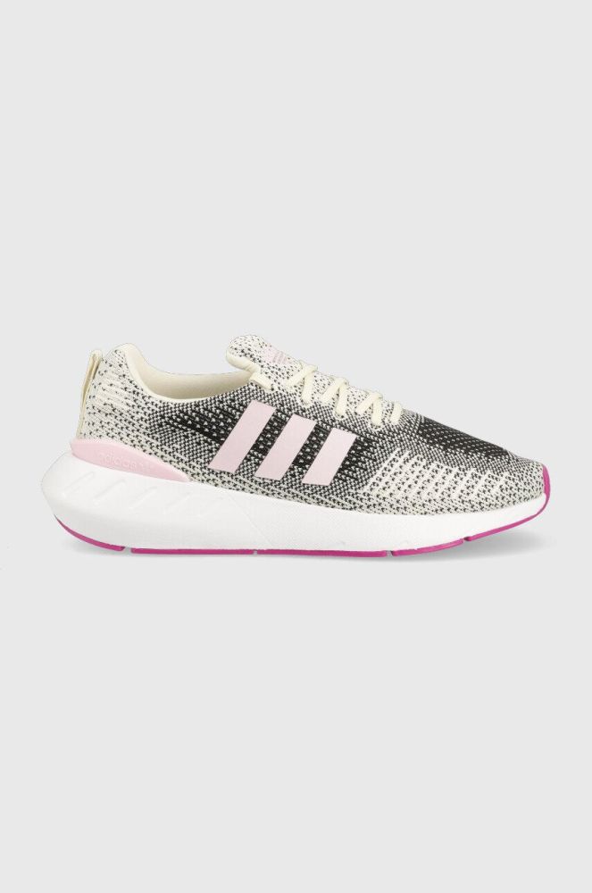 Кросівки adidas Originals Swift Run колір бежевий GV7979-WHT/CLPNK