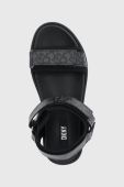 Сандалі Dkny жіночі колір чорний на платформі