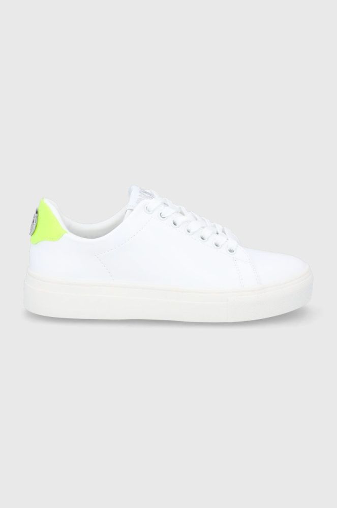 Шкіряні черевики Dkny колір білий (2035902)