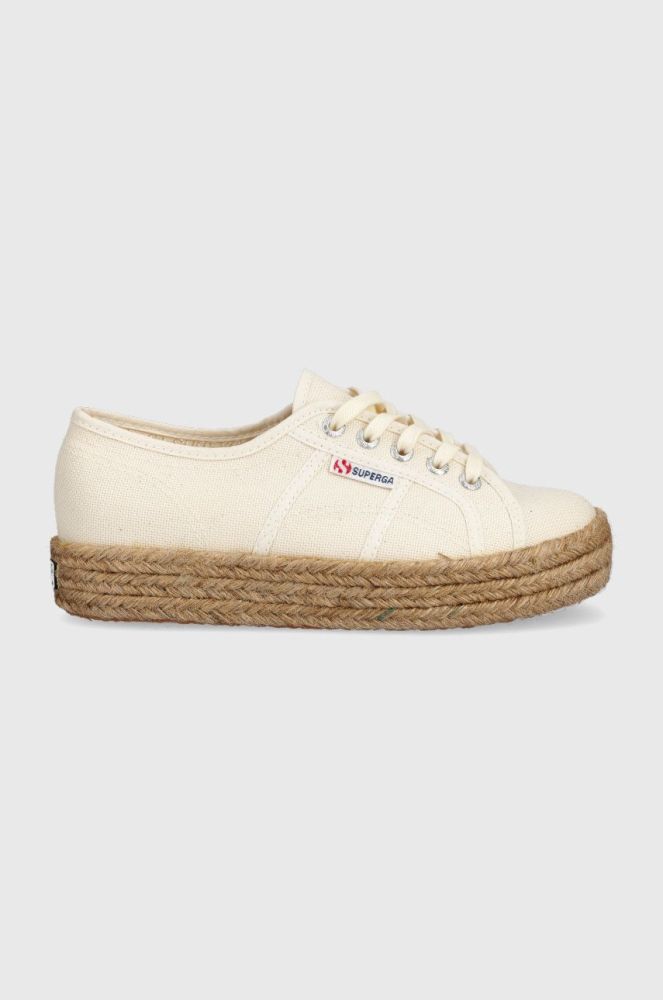 Кеди Superga жіночі колір бежевий (2312366)