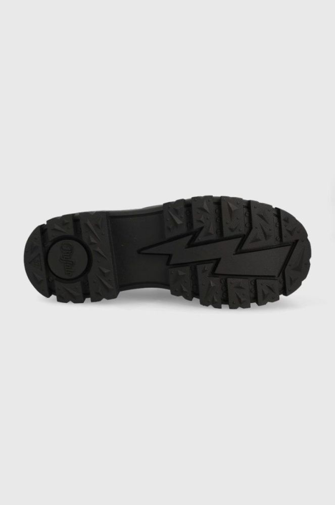 Мокасини Buffalo жіночі колір чорний на платформі (2139416) фото 5