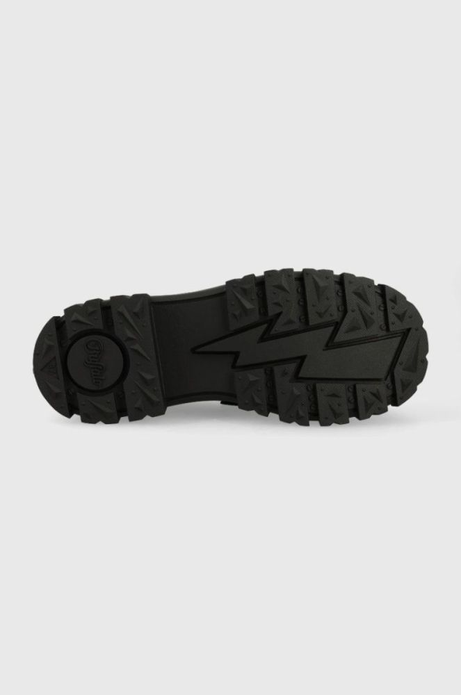 Мокасини Buffalo жіночі колір чорний на платформі (2399928) фото 5