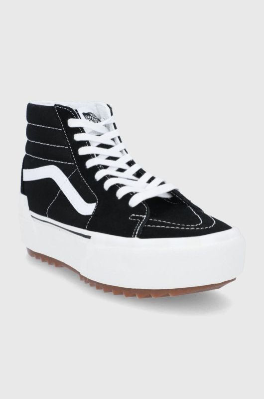 Кеди Vans UA SK8-Hi Stacked жіночі колір чорний VN0A4BTW5ZN1-BLACK фото 2