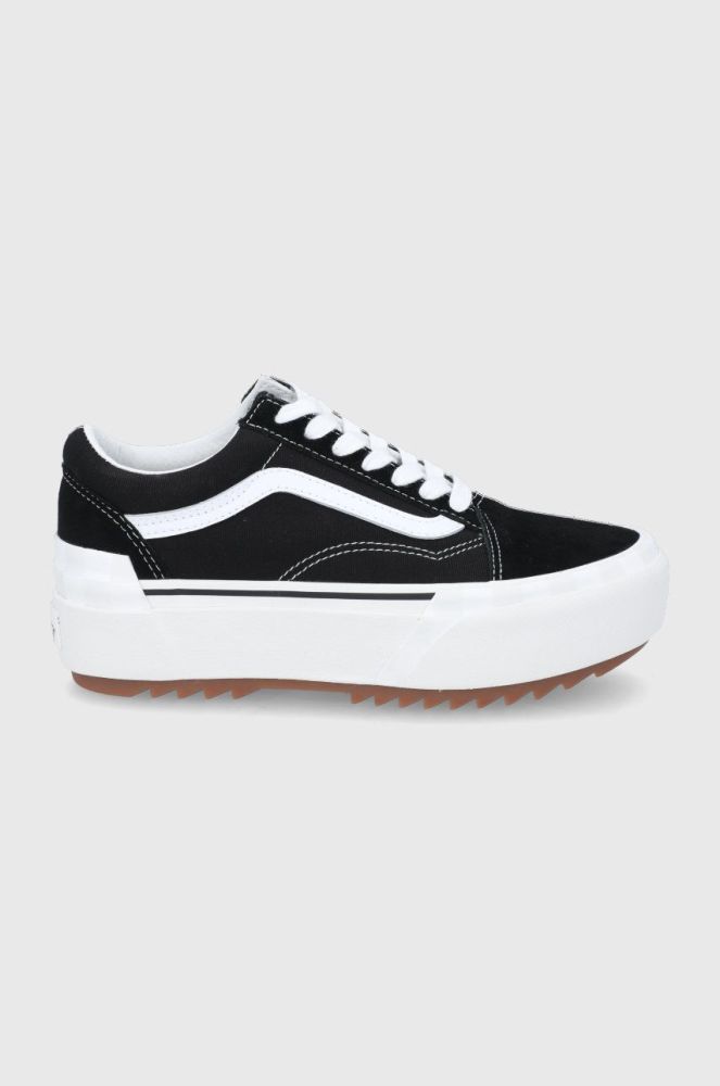 Кеди Vans UA Old Skool Stacked жіночі колір чорний VN0A4U155ZN1-BLACK