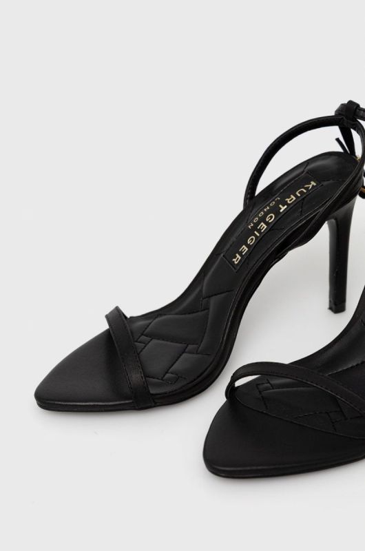 Шкіряні сандалі Kurt Geiger London Shoreditch колір чорний 8881300109 фото 2