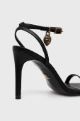 Шкіряні сандалі Kurt Geiger London Shoreditch колір чорний 8881300109