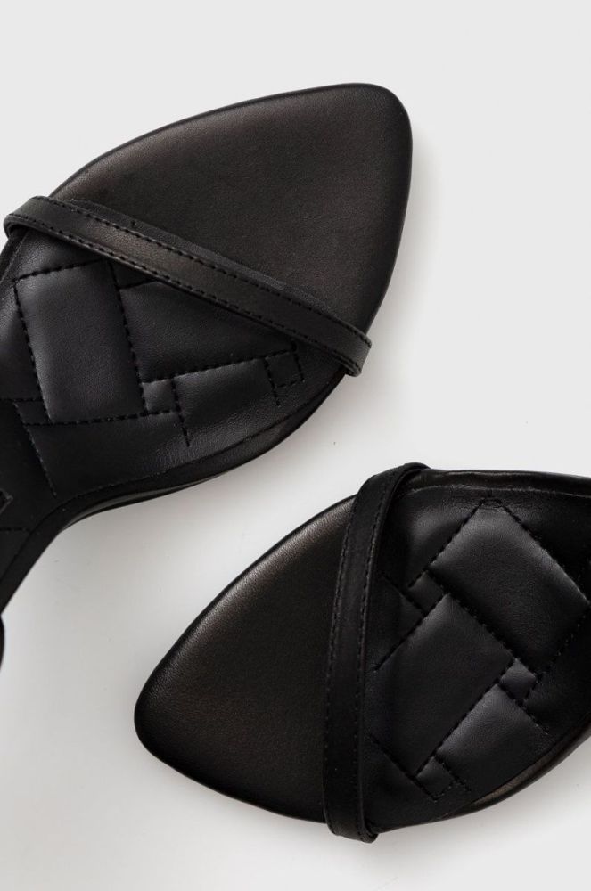 Шкіряні сандалі Kurt Geiger London Shoreditch колір чорний 8881300109 фото 4