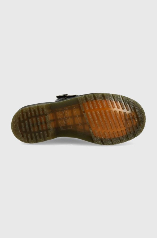 Шкіряні туфлі Dr. Martens жіночі колір чорний на плоскому ходу DM12916001.8065.Mary-Black.Smth фото 5