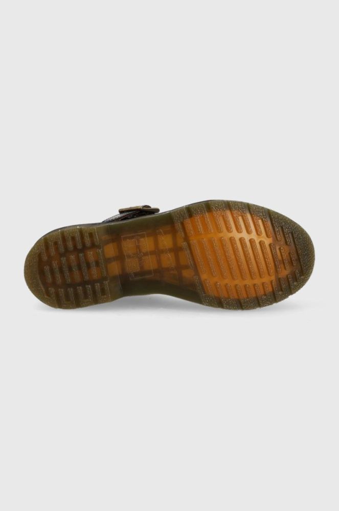 Шкіряні туфлі Dr. Martens жіночі колір чорний на плоскому ходу DM14852001.Polley-Black.Smth фото 5