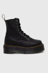 Шкіряні черевики Dr. Martens жіночі колір чорний на плоскому ходу (2449577) Шкіряні черевики Dr. Martens жіночі колір чорний на плоскому ходу (2449577)