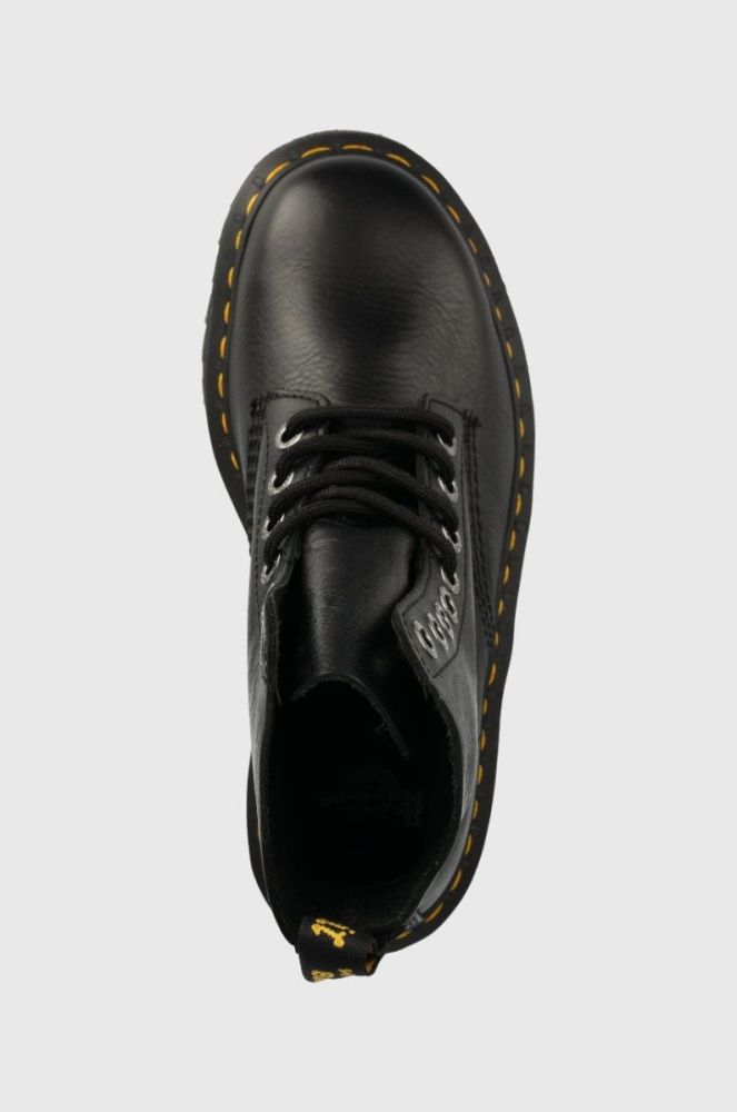 Шкіряні черевики Dr. Martens жіночі колір чорний на платформі DM26925001.1460.Pascal-Black.Pisa фото 4