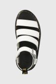 Шкіряні сандалі Dr. Martens жіночі колір білий на платформі DM27296100.Blaire.Quad-White.Hydr