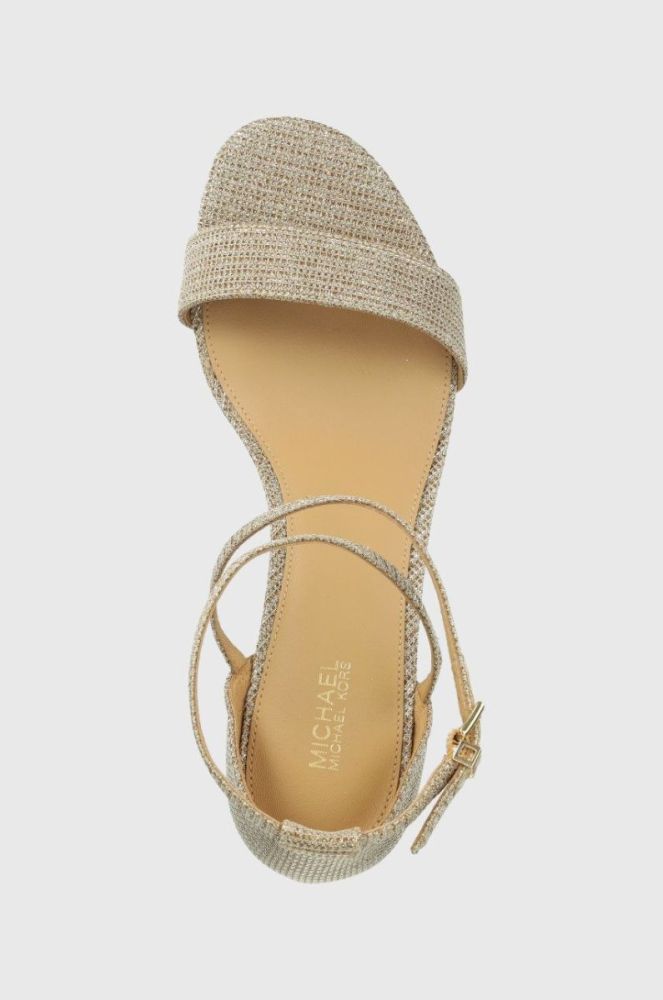 Сандалі MICHAEL Michael Kors Serena Flex Sandal колір золотий фото 4