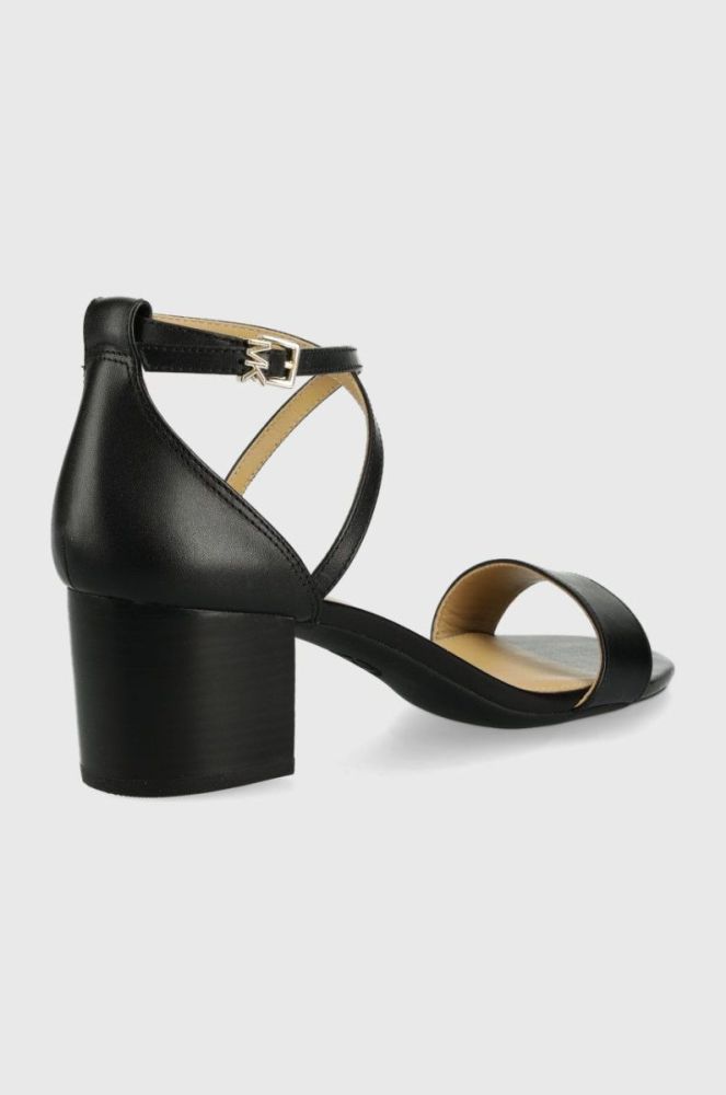 Шкіряні сандалі MICHAEL Michael Kors Serena Flex Sandal колір чорний фото 2