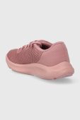 Бігові кросівки Under Armour Charged Pursuit 3 колір рожевий