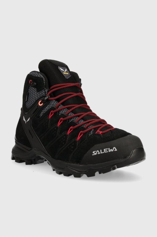 Черевики Salewa Alp Mate Mid жіночі колір чорний злегка утеплена фото 2