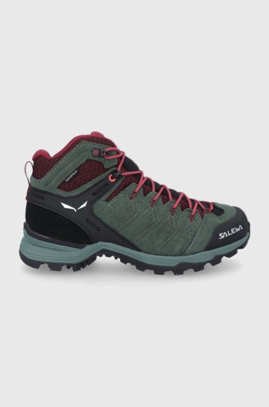 Черевики Salewa Alp Mate Mid жіночі колір зелений злегка утеплені