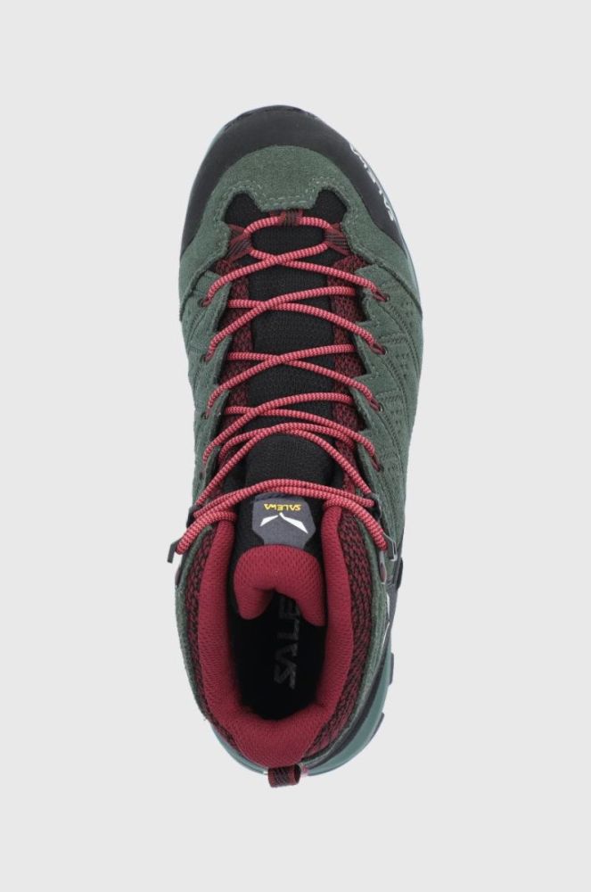 Черевики Salewa Alp Mate Mid жіночі колір зелений злегка утеплені фото 4