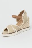 Сандалі Wrangler Maiorca Cross жіночі колір бежевий на танкетці