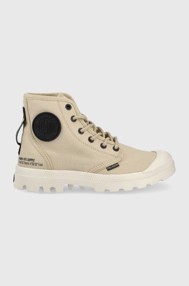 Кеди Palladium Pampa Hi Htg Supply жіночі колір бежевий