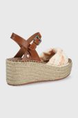 Сандалі Pepe Jeans Witney Knot жіночі колір бежевий на платформі