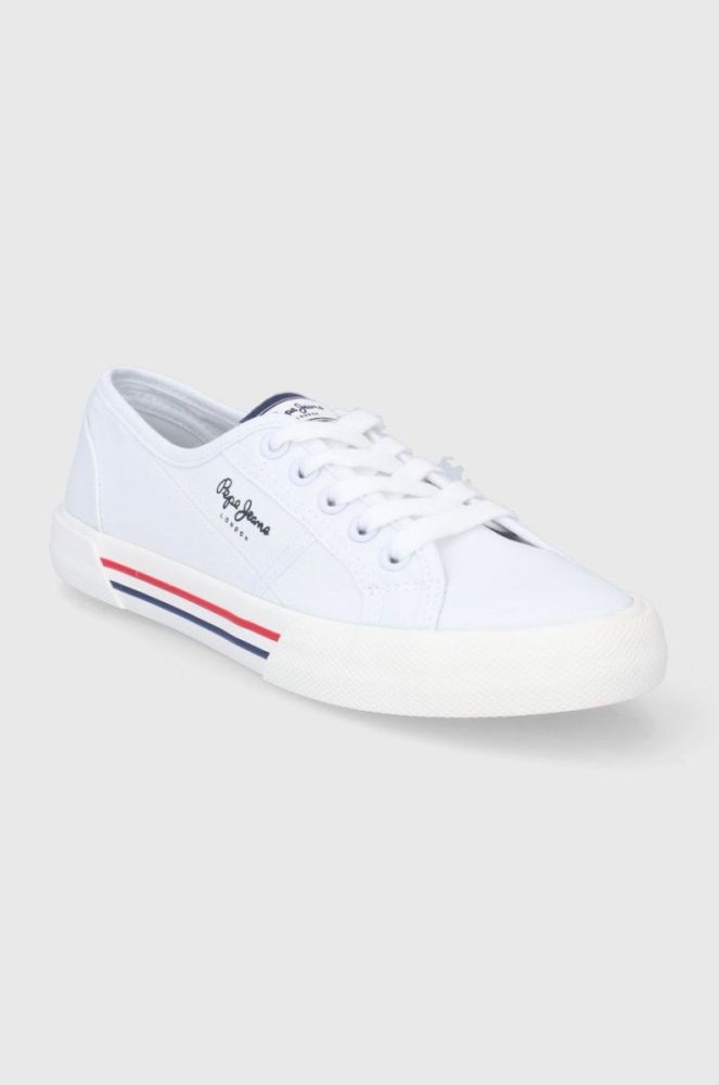 Кеди Pepe Jeans Brady W Basic жіночі колір білий фото 2