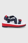 Сандалі Tommy Jeans жіночі колір синій на платформі (2077628) Сандалі Tommy Jeans жіночі колір синій на платформі (2077628)