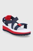 Сандалі Tommy Jeans жіночі колір синій на платформі (2077628)