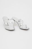 Шльопанці Miss Sixty колір срібний