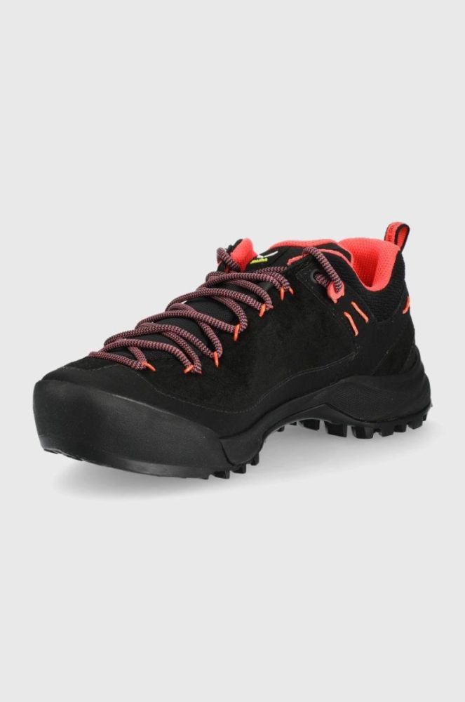 Черевики Salewa Wildfire Leather жіночі колір чорний фото 3
