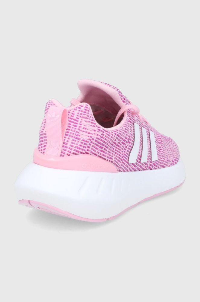 Дитячі черевики adidas Originals Swift Run 22 GW8177 колір рожевий фото 3