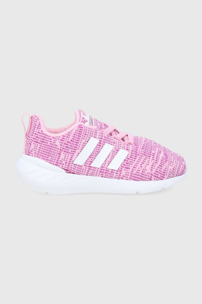 Дитячі черевики adidas Originals Swift Run 22 GW8185 колір рожевий