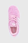 Дитячі черевики adidas Originals Swift Run 22 GW8185 колір рожевий