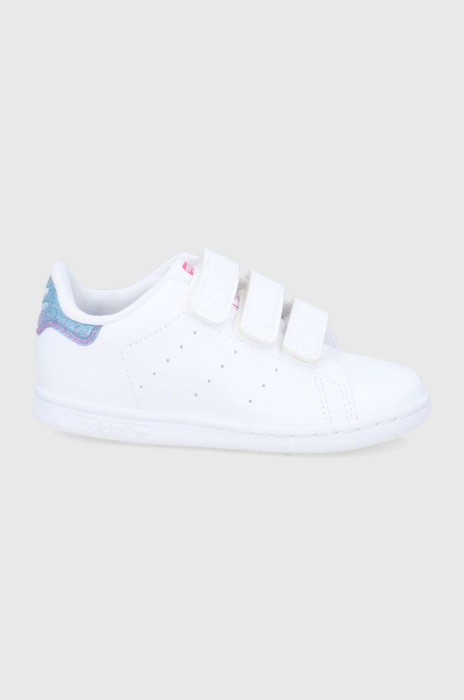 Дитячі черевики adidas Originals Stan Smith Cf I GZ1550 колір білий