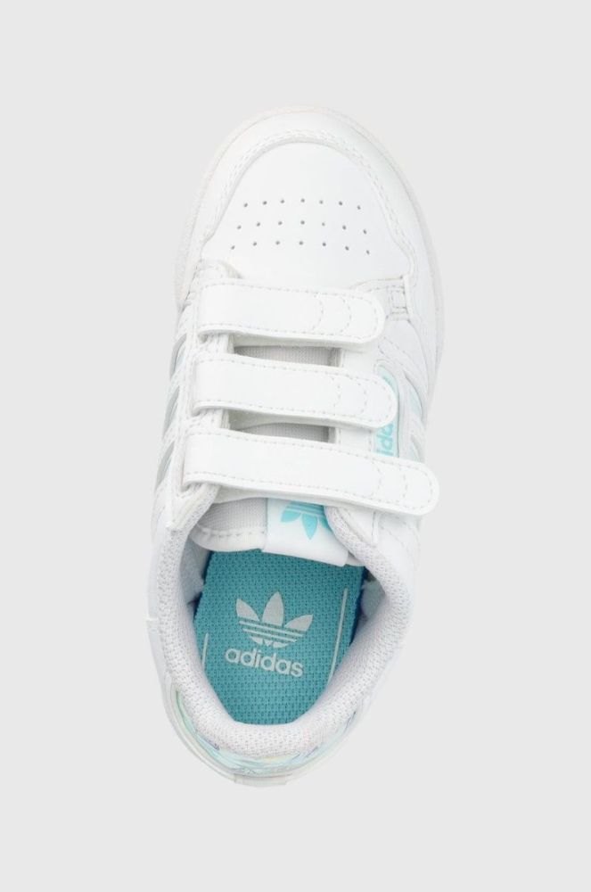 Дитячі кросівки adidas Originals Continental 80 GZ3257 колір білий фото 4