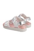 Дитячі шкіряні сандалі Garvalin колір срібний (2254250)