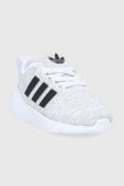Дитячі черевики adidas Originals Swift Run GW8187 колір сірий