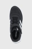 Дитячі черевики adidas Duramo колір чорний (2075911)