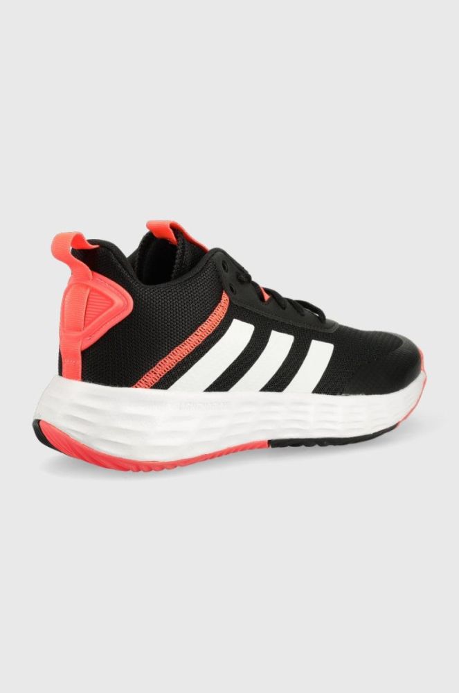 Дитячі черевики adidas колір чорний фото 2