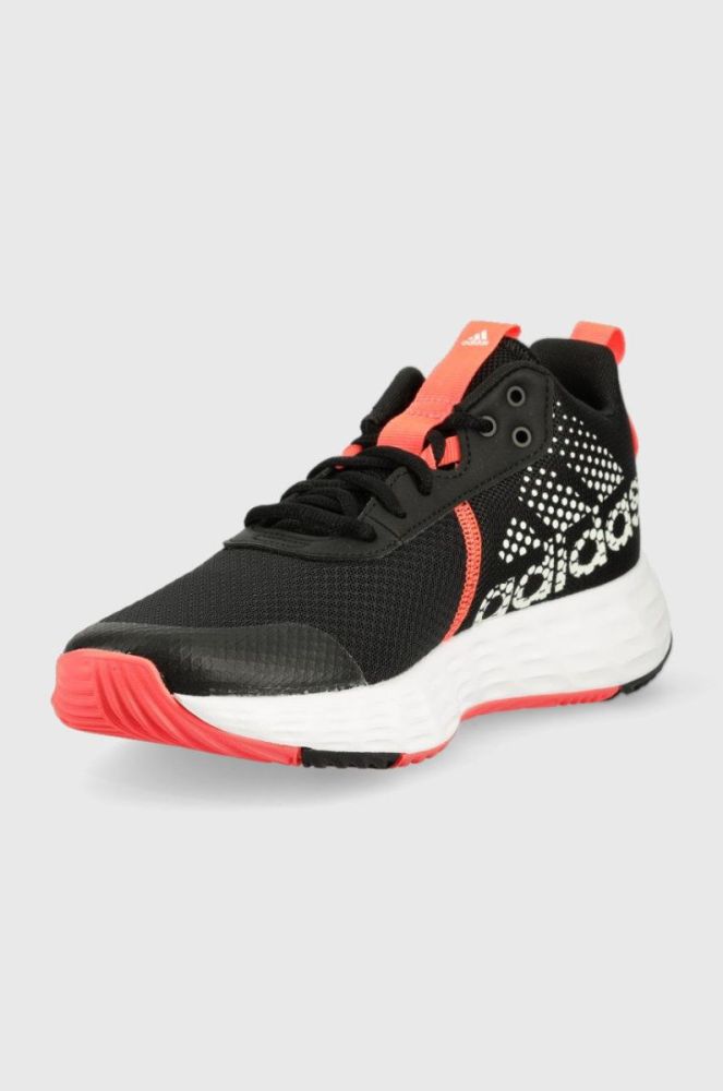 Дитячі черевики adidas колір чорний фото 3
