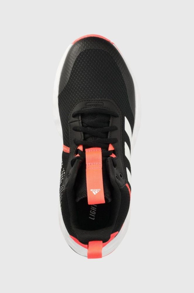 Дитячі черевики adidas колір чорний фото 4