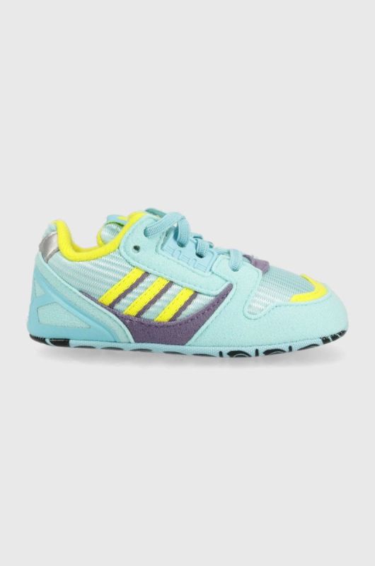 Дитячі тапочки adidas Originals колір блакитний