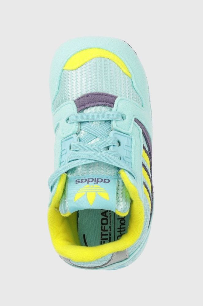 Дитячі тапочки adidas Originals колір блакитний фото 4