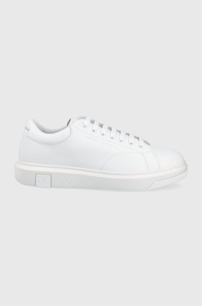 Шкіряні черевики Armani Exchange колір білий