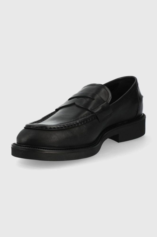 Шкіряні мокасини Vagabond Shoemakers Alex M чоловічі колір чорний (2235225) фото 3